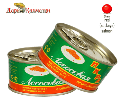 Salmon Caviar Dari Kamchatki – 140g