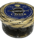 Premium Kaluga Malossol Black Caviar – 50g (Glass)